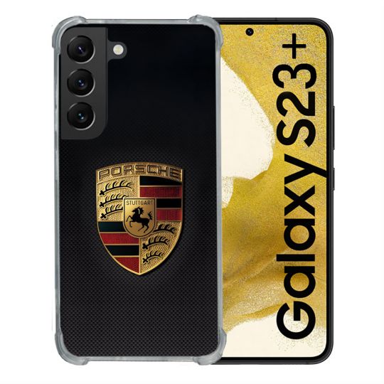 Coque Pour Samsung Galaxy S23 Plus Porsche Carbone