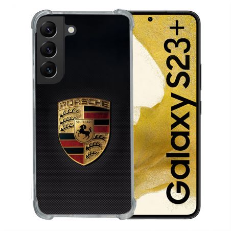 Coque Pour Samsung Galaxy S23 Plus Porsche Carbone