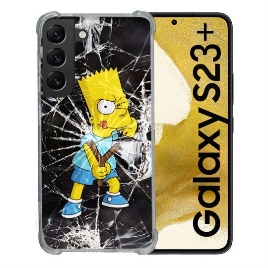 Coque Pour Samsung Galaxy S23 Plus Simpson Bart