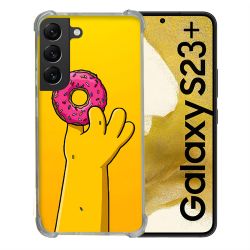 Coque Pour Samsung Galaxy S23 Plus Simpson Donuts