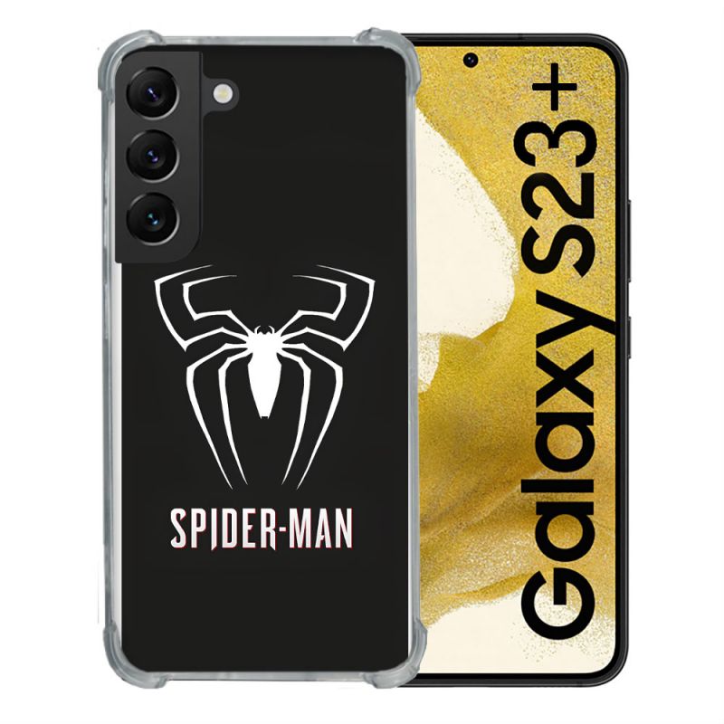 Coque Pour Samsung Galaxy S23 Plus Spiderman Logo