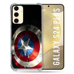 Coque Pour Samsung Galaxy S24 Plus Captain America Bouclier
