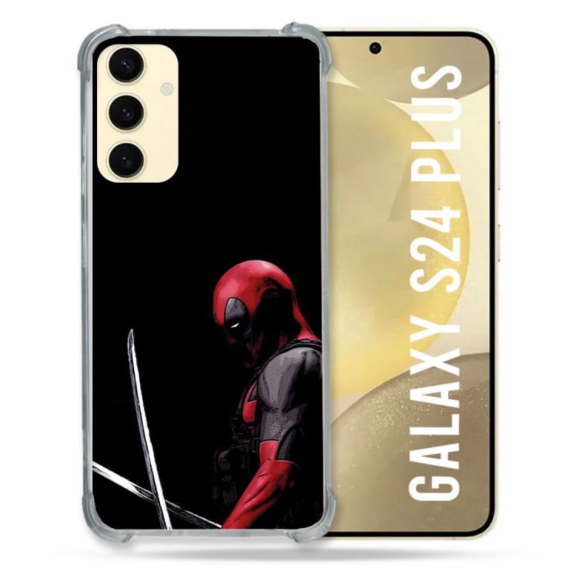 Coque Pour Samsung Galaxy S24 Plus Deadpool Epee