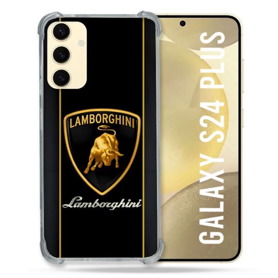 Coque Pour Samsung Galaxy S24 Plus Lamborghini Carbone