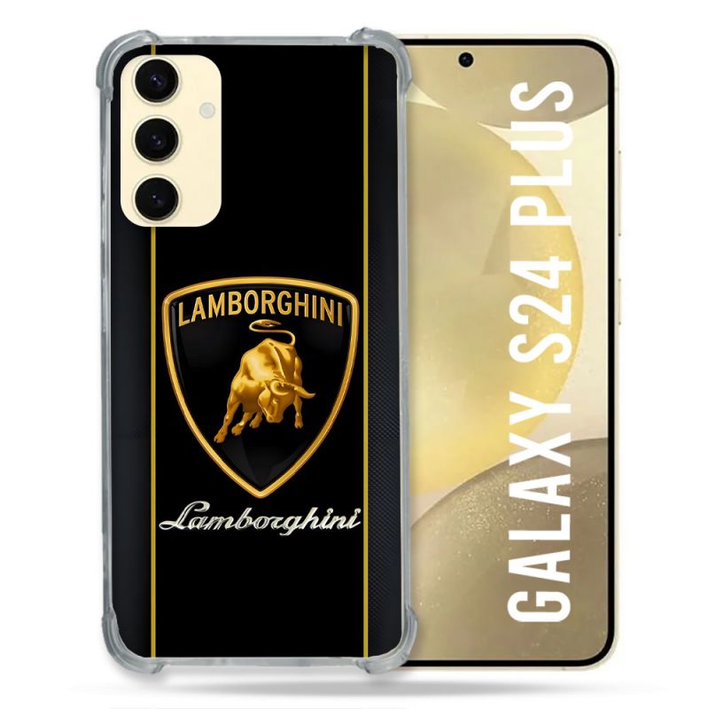 Coque Pour Samsung Galaxy S24 Plus Lamborghini Carbone