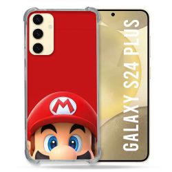 Coque Pour Samsung Galaxy S24 Plus Mario Rouge