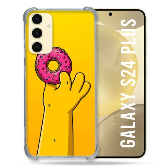 Coque Pour Samsung Galaxy S24 Plus Simpson Donuts