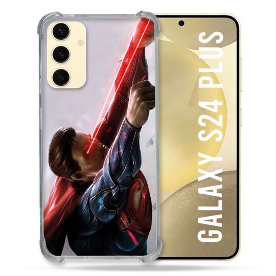 Coque Pour Samsung Galaxy S24 Plus Superman Laser