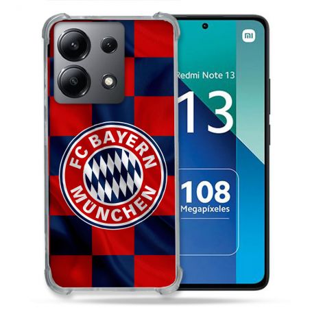 Coque Pour Xiaomi Redmi Note 13 4G Foot Bayern Munich Carreaux
