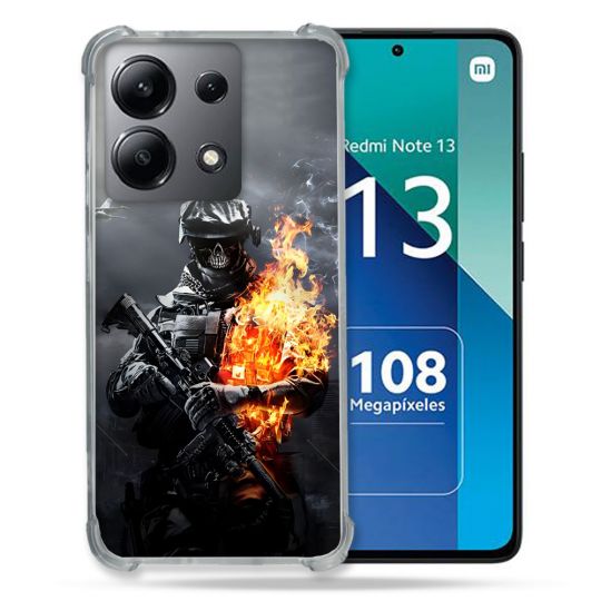 Coque Pour Xiaomi Redmi Note 13 4G Call Of Duty Squelette