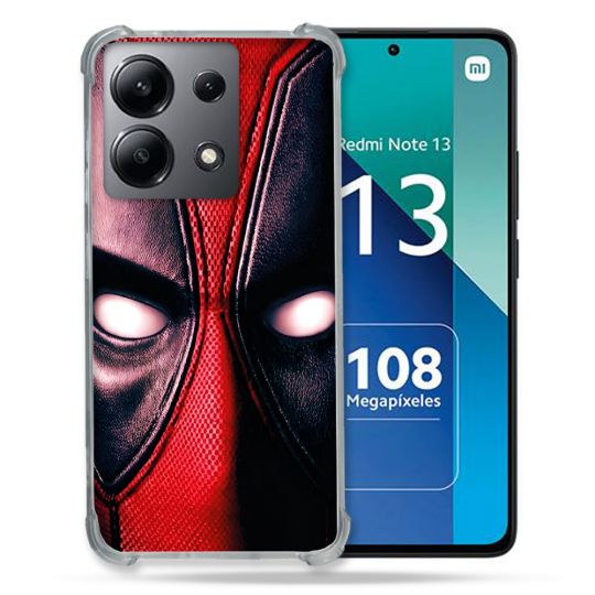 Coque Pour Xiaomi Redmi Note 13 4G Deadpool Yeux