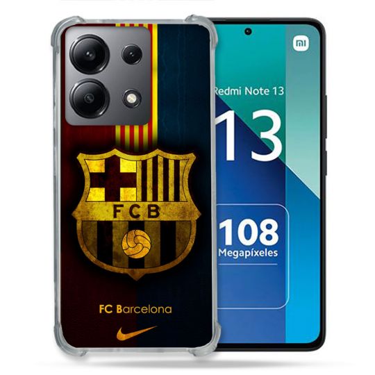 Coque Pour Xiaomi Redmi Note 13 4G Foot FC Barcelone Vintage