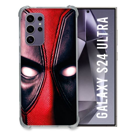 Coque Pour Samsung Galaxy S24 Ultra Deadpool Yeux