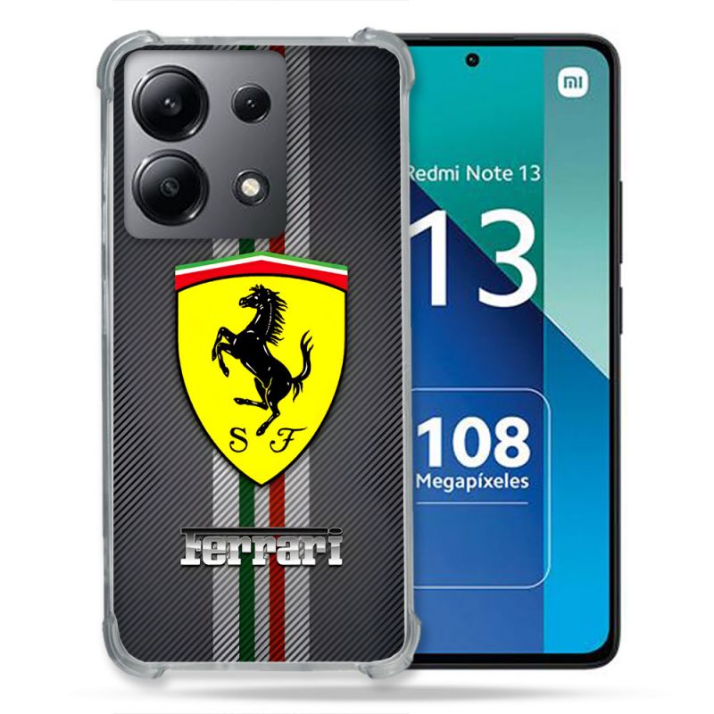 Coque Pour Xiaomi Redmi Note 13 4G Ferrari Carbone