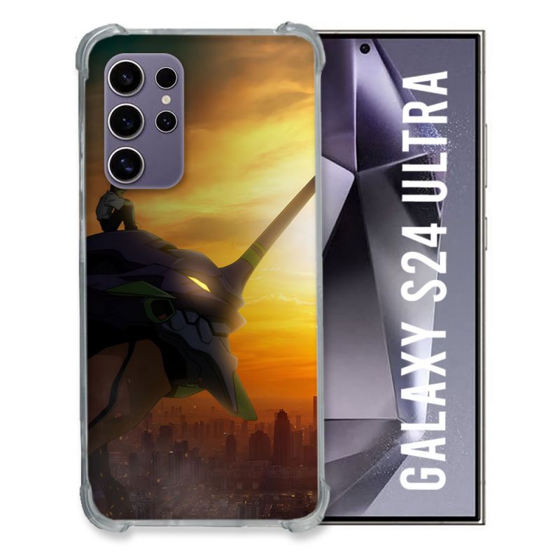 Coque Pour Samsung Galaxy S24 Ultra Manga Evangelion