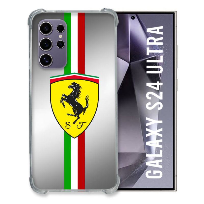 Coque Pour Samsung Galaxy S24 Ultra Ferrari Ligne
