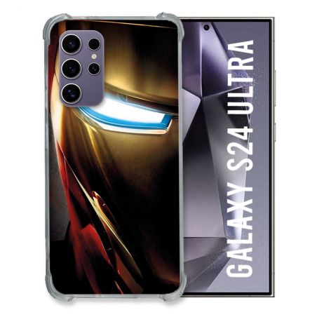 Coque Pour Samsung Galaxy S24 Ultra Iron Man Casque