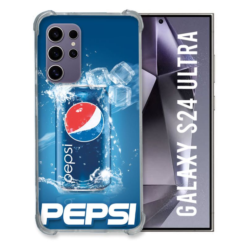 Coque Pour Samsung Galaxy S24 Ultra Pepsi