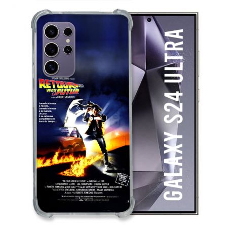 Coque Pour Samsung Galaxy S24 Ultra Retour Vers Le Futur Affiche