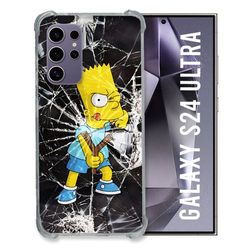 Coque Pour Samsung Galaxy S24 Ultra Simpson Bart