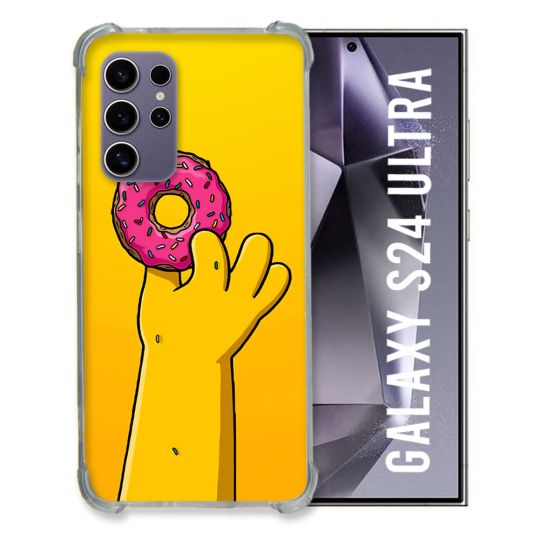 Coque Pour Samsung Galaxy S24 Ultra Simpson Donuts