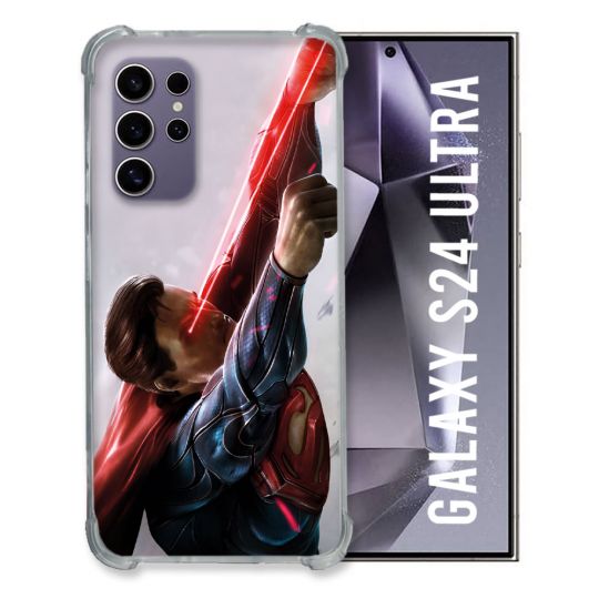 Coque Pour Samsung Galaxy S24 Ultra Superman Laser