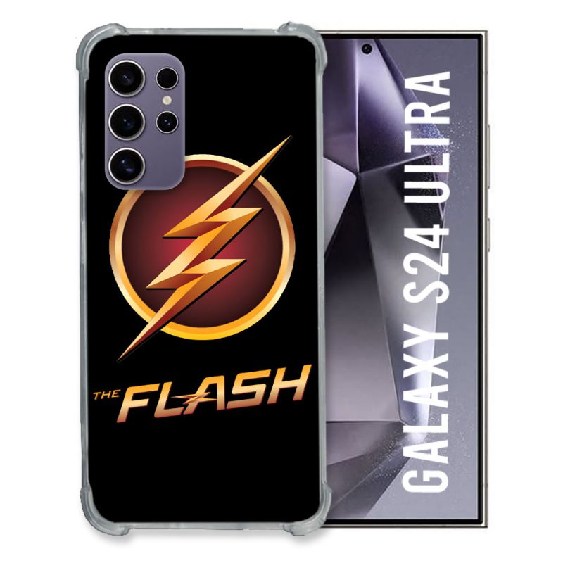 Coque Pour Samsung Galaxy S24 Ultra The Flash Logo
