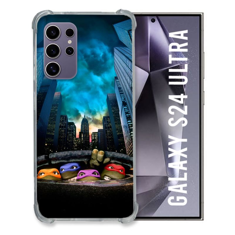 Coque Pour Samsung Galaxy S24 Ultra Tortue Ninja Ville