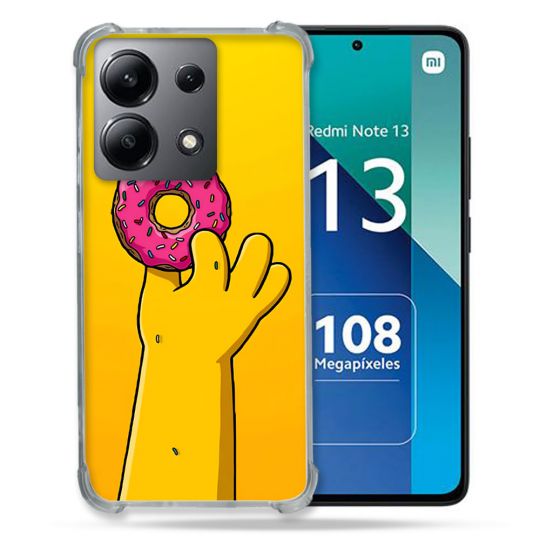 Coque Pour Xiaomi Redmi Note 13 4G Simpson Donuts