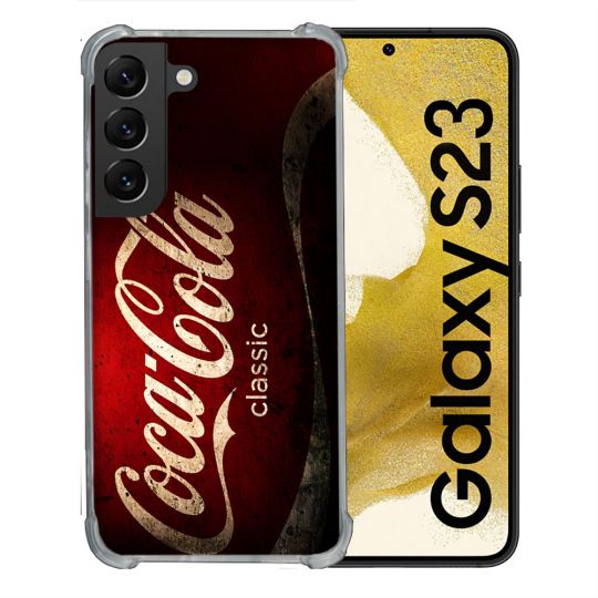 Coque Pour Samsung Galaxy S23 Coca Cola Classique