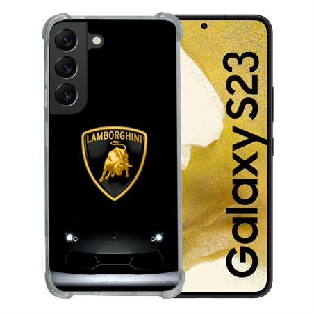 Coque Pour Samsung Galaxy S23 Lamborghini Noir
