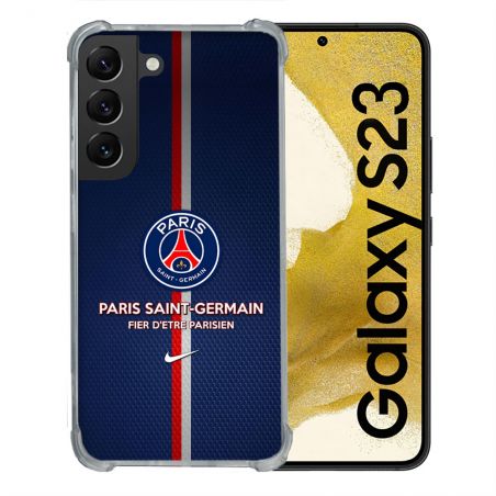Coque Pour Samsung Galaxy S23 Foot PSG Fier