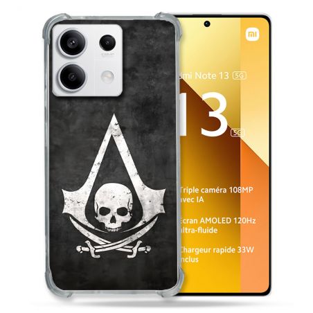 Coque Pour Xiaomi Redmi Note 13 5G Assassin Creed Tete Mort