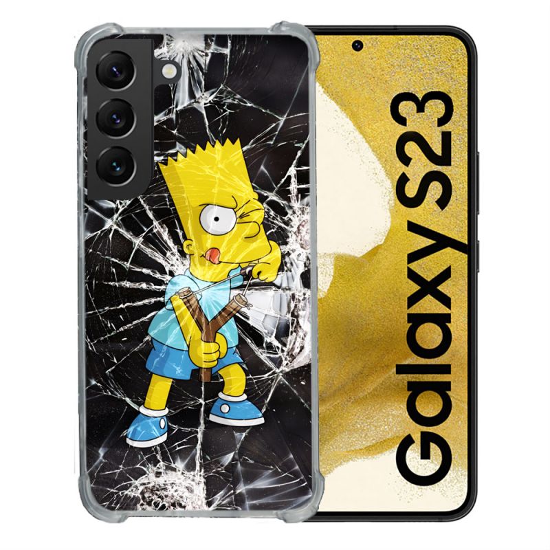 Coque Pour Samsung Galaxy S23 Simpson Bart