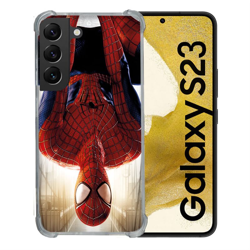 Coque Pour Samsung Galaxy S23 Spiderman Invers