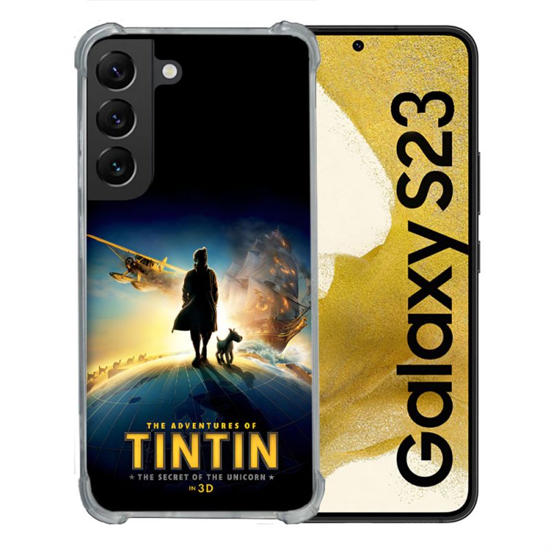Coque Pour Samsung Galaxy S23 Tintin Affiche