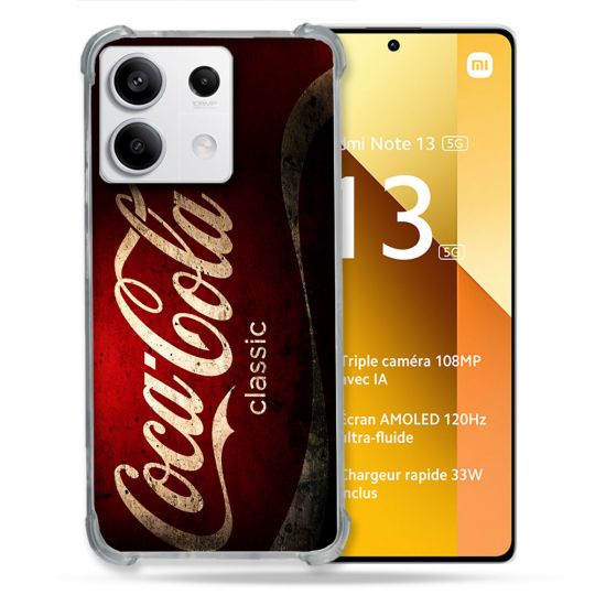 Coque Pour Xiaomi Redmi Note 13 5G Coca Cola Classique