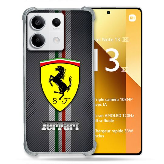 Coque Pour Xiaomi Redmi Note 13 5G Ferrari Carbone