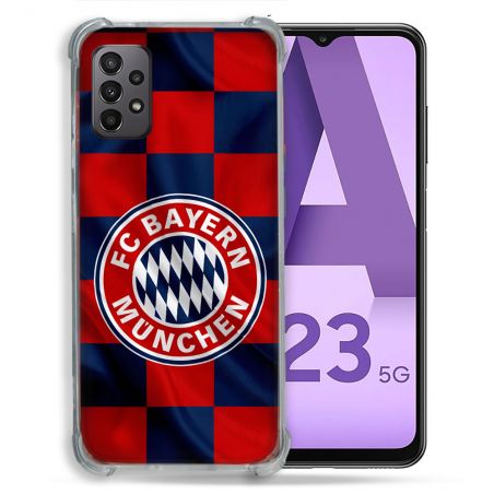 Coque Pour Samsung Galaxy A23 5G Foot Bayern Munich Carreaux