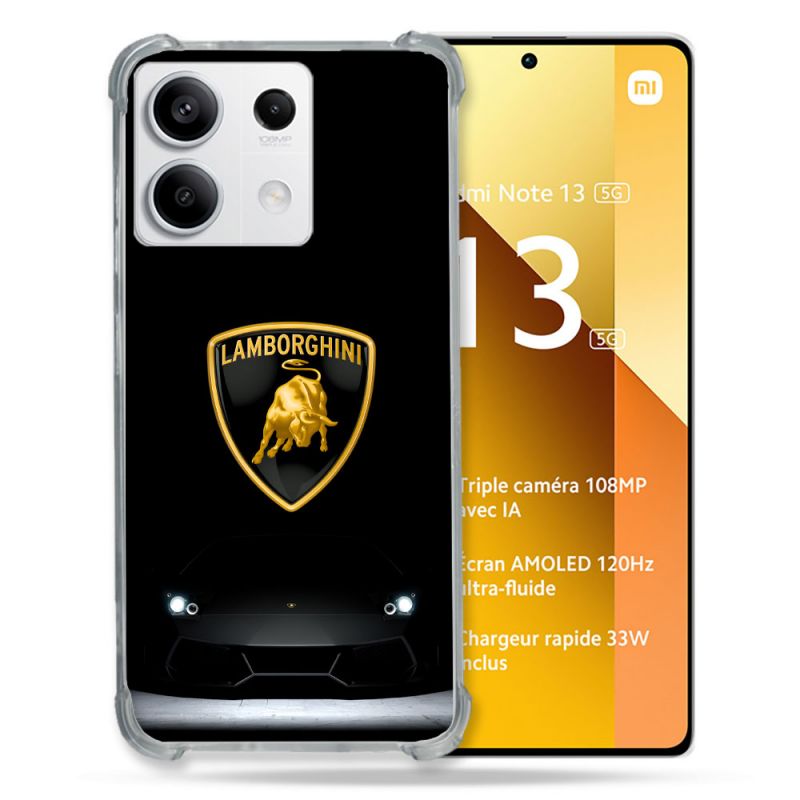 Coque Pour Xiaomi Redmi Note 13 5G Lamborghini Noir