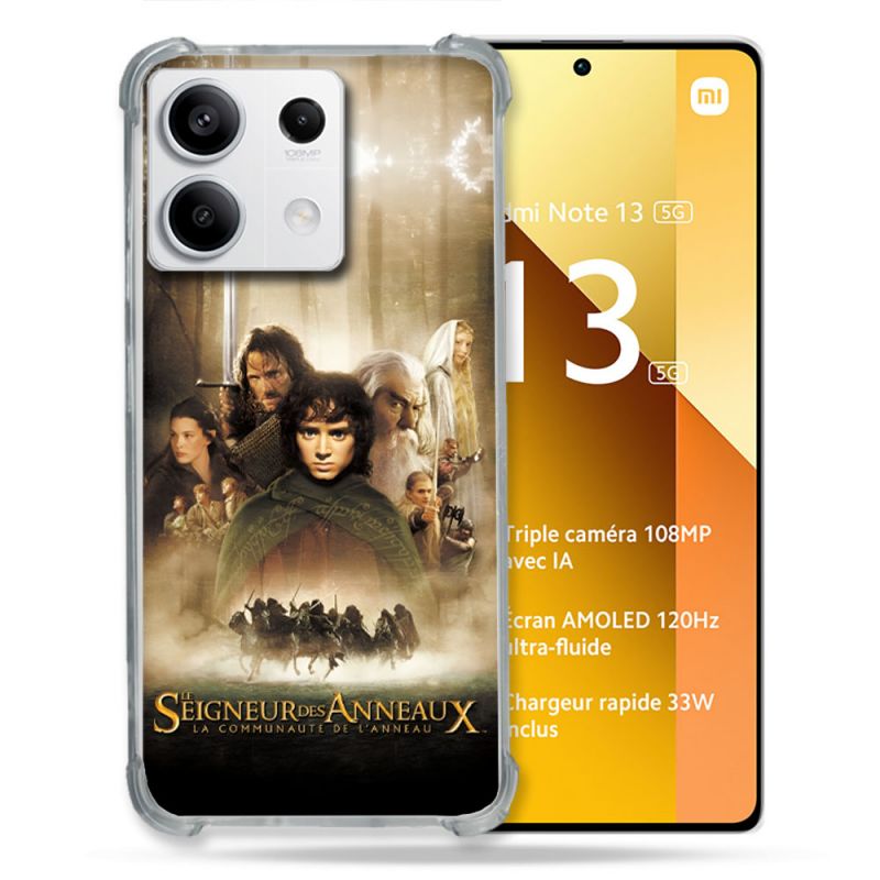 Coque Pour Xiaomi Redmi Note 13 5G Le seigneur Des Anneaux Affiche