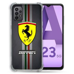 Coque Pour Samsung Galaxy A23 5G Ferrari Carbone