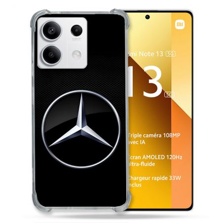 Coque Pour Xiaomi Redmi Note 13 5G Mercedes Carbone