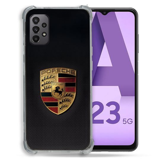 Coque Pour Samsung Galaxy A23 5G Porsche Carbone