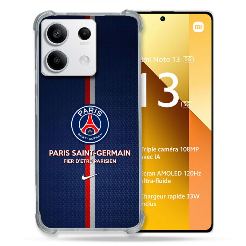 Coque Pour Xiaomi Redmi Note 13 5G Foot PSG Fier