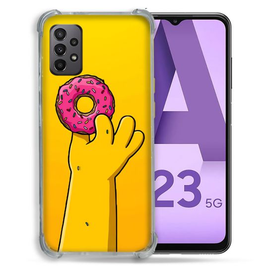 Coque Pour Samsung Galaxy A23 5G Simpson Donuts