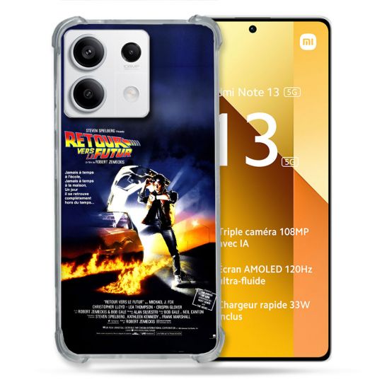 Coque Pour Xiaomi Redmi Note 13 5G Retour Vers Le Futur Affiche