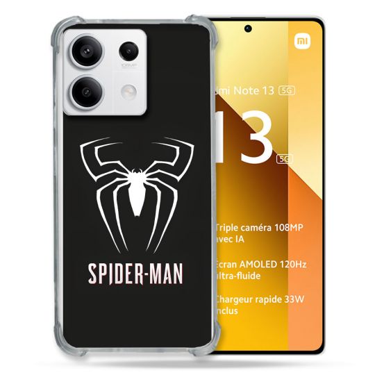 Coque Pour Xiaomi Redmi Note 13 5G Spiderman Logo