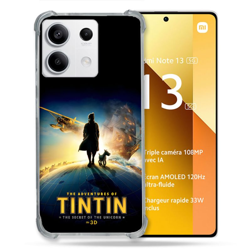 Coque Pour Xiaomi Redmi Note 13 5G Tintin Affiche