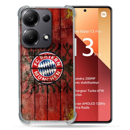 Coque Pour Xiaomi Redmi Note 13 Pro 4G Foot Bayern Munich Drapeau